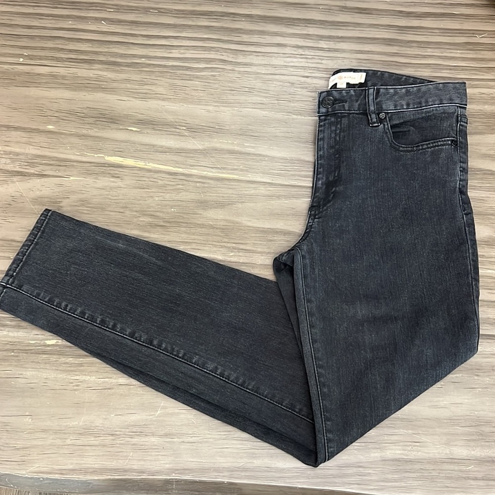 TORY BURCH BLACK STRAIGHT LEG JEANS SIZE 29